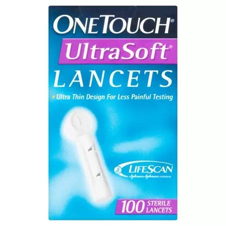 ONETOUCH ULTRASOFT LANCETS 100CT
