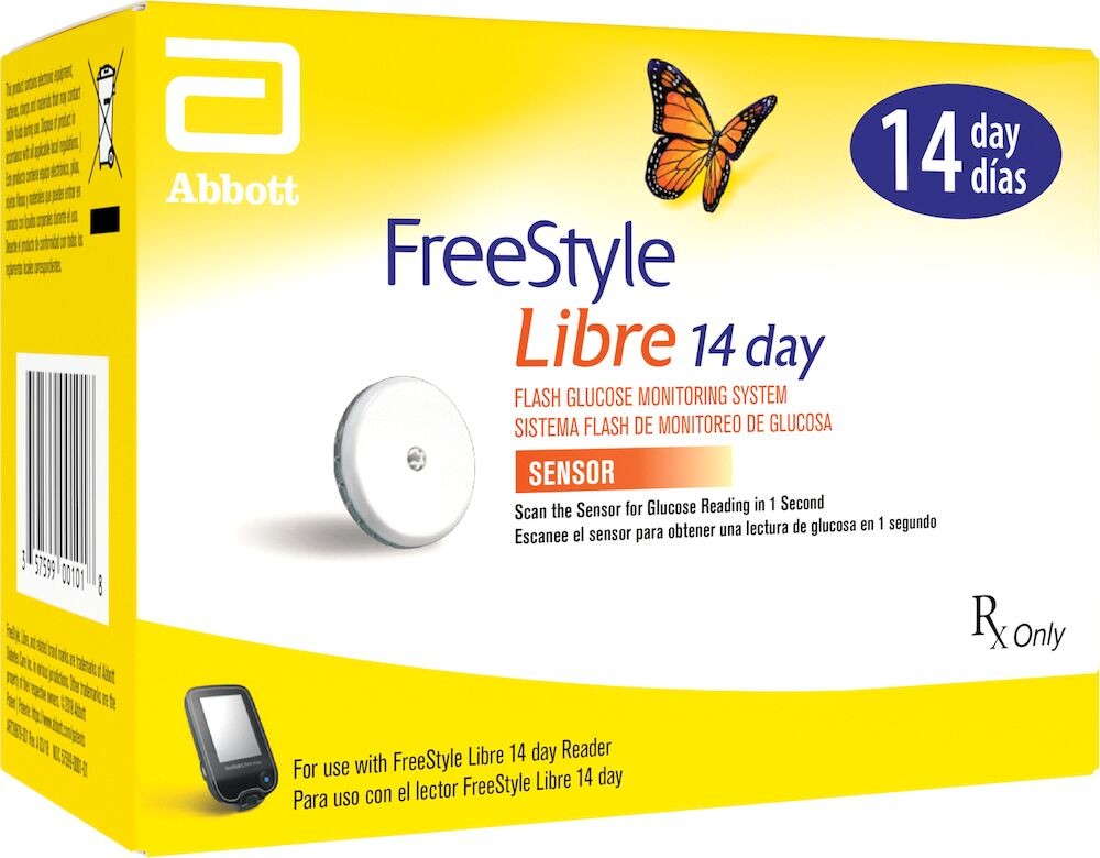 FS Libre 14-Day/Libre 2 (Sensor Only) 1 year +